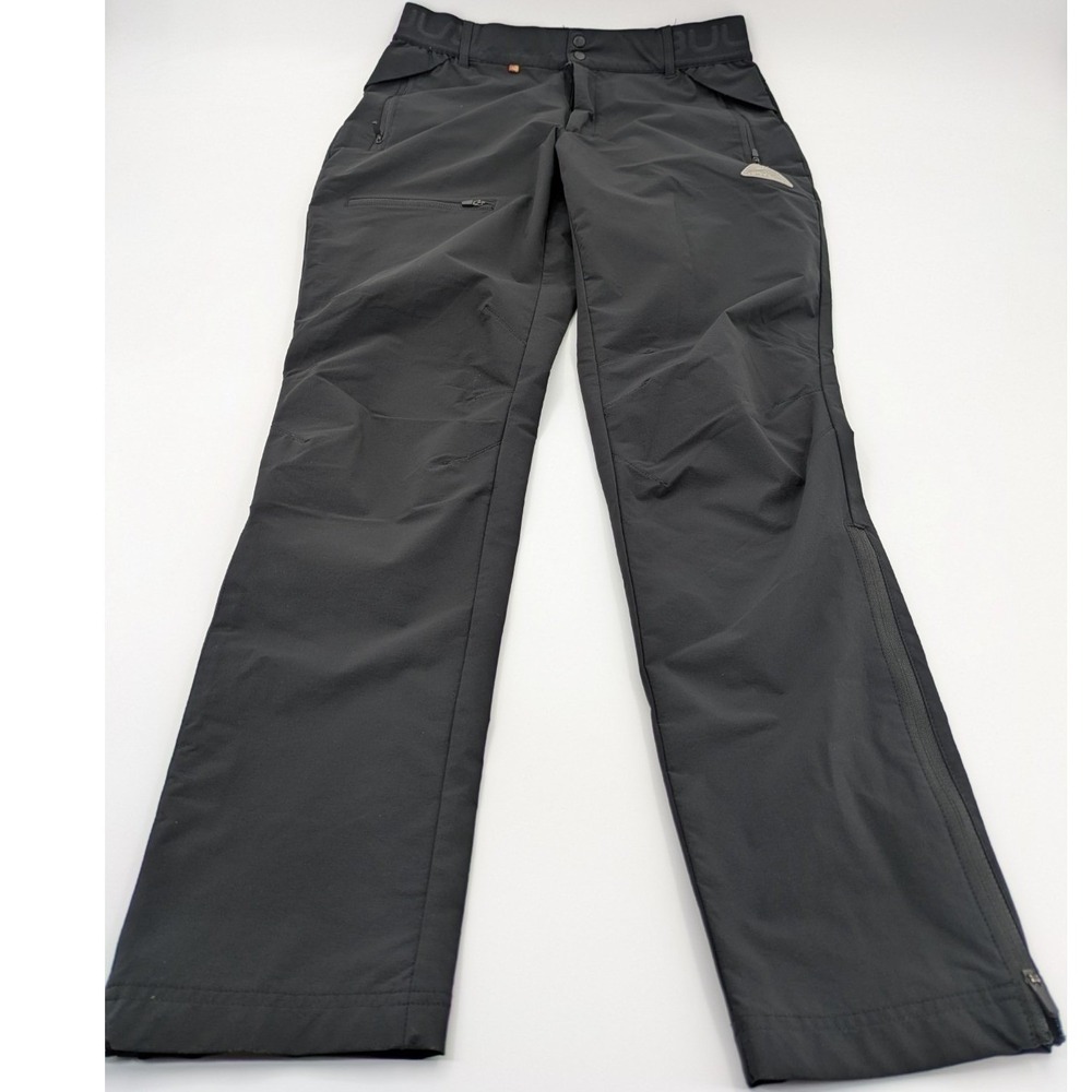 BULA Mens Large Softshell Hiking Pants Black Outdoor Ski Snowboard Athletic‎ L